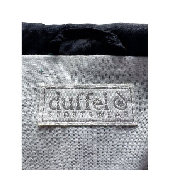 Vintage Duffel Sportswear Mens Sz L Blue Red Sailboats 3-In-1 Windbreaker Jacket - Picture 9 of 14